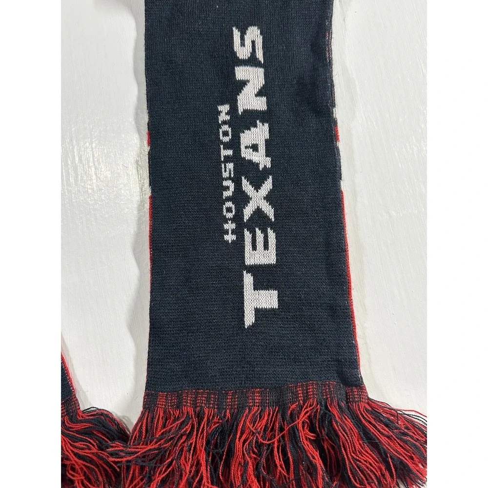 NFL Houston Texans Scarf Red, White, and Navy Blue Winter Knit